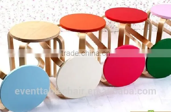 High Quality Children Stool Bentwood Children Chair and Stool photo-3