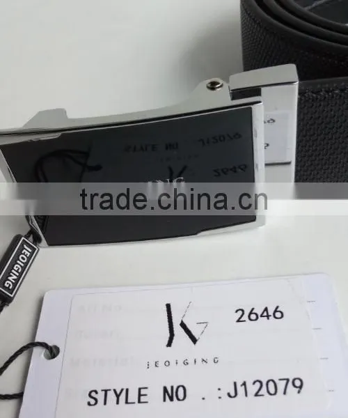 J12079 Auto-lock Buckle Belt Fashion Man's Dress Belt Business Style Belt