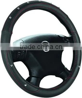 Fantastic Good Quality Suave PU Car Steering Wheel Cover photo-3
