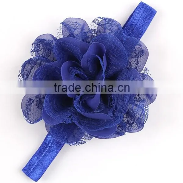 YA-04 2015 Sales Hot Lace Chiffon Flower Children's Hair Band photo-4