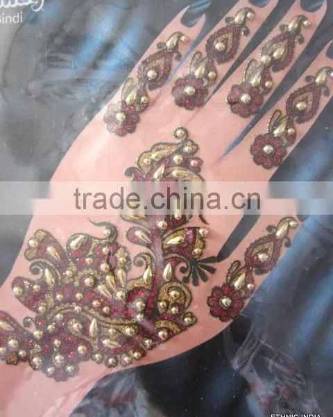 HAND Tattoos BINDI HENNA STICKER Wedding Favour Gift photo-4