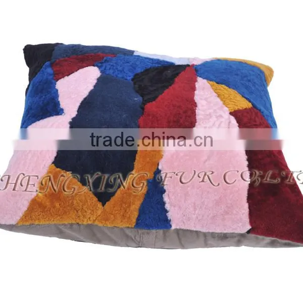 CX-D-97C Home Decor Wholesale Cheap Sofa Genuine Fur Sleeping Pillow photo-5