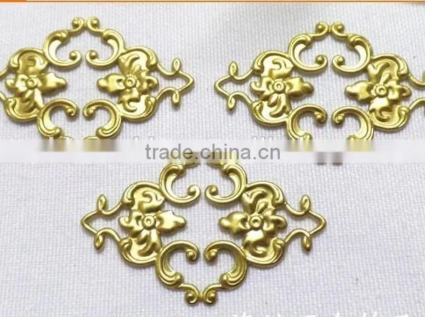 Hollow Flower Garment Accessories Brass Flower Shoe Bag Hair Accessories Fashion Jewelry Accessories photo-5