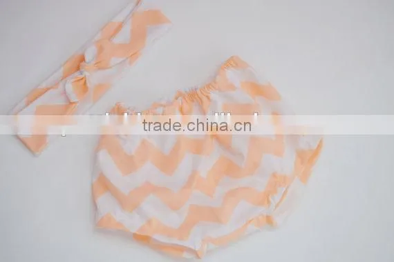 Soft Children Clothing Wholesale Cotton Baby Diaper Cover Bloomers Baby Girl Gingham Underwear With Baby Headband photo-6