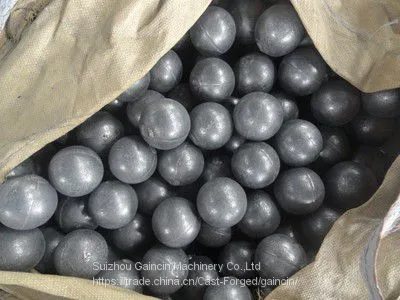 Dia.65mm Forged Grinding Media Steel Balls for Mining Mill photo-3