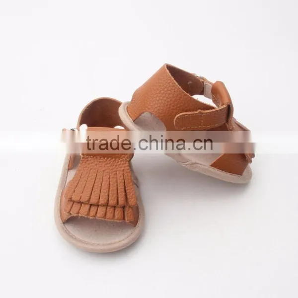 Latest Footwear for Girls and Boys Baby Sandals Leather 2017 photo-4