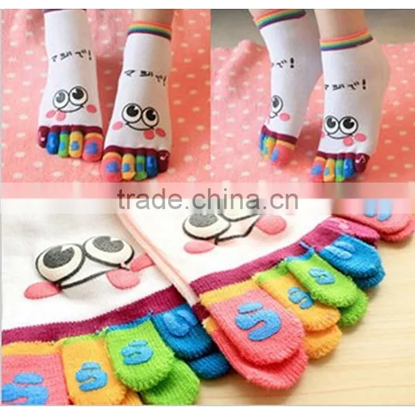 Half Toe Ankle Grip Dance Lovely Five Toes Japanese Style Socks 5 Toes Socks Women photo-6