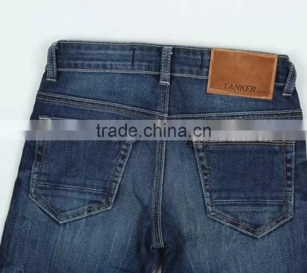 Boys Light Blue OEM/Wholesale HIGH-END100% Cotton Jeans Kids Fashion Denim Jean photo-4