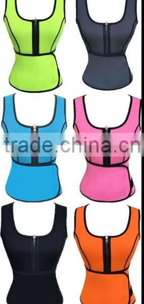 Walson Adjustable Slimming Neoprene Sauna Tank Top Vest Trainer Waist Belt Shaper Plus photo-2