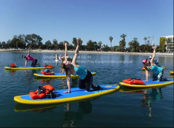 Inflatable Yoga Mat Exercise Board Fitness Balance Board Used on Water