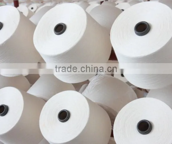 46S/2 Small Cone Spun Polyester Sewing Thread With Raw White Color photo-3