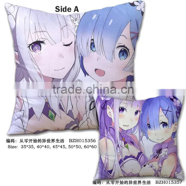 Re:Zero Kara Hajimeru Lsekai Seikatsu Magic Printed Comfortable Anime Pillow 45*45CM photo-4