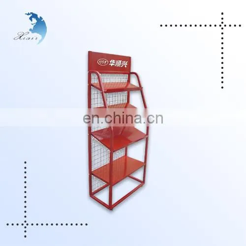 New Custom Design 4-tier Supermarket Metal Shop Display Rack photo-2