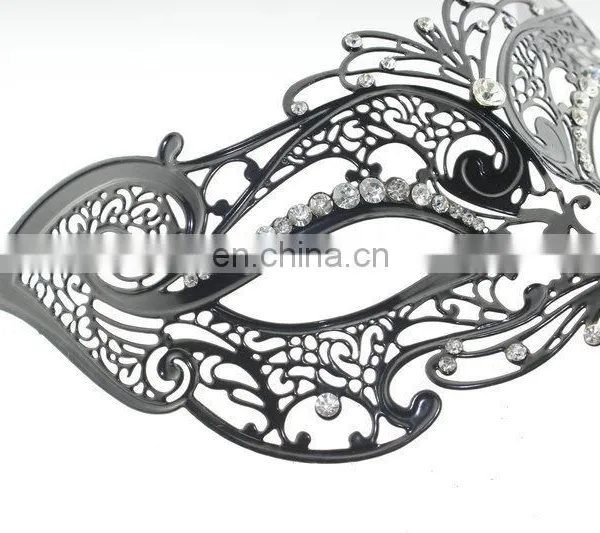 Wholesale Sexy Party Filigree Matel Mask photo-3