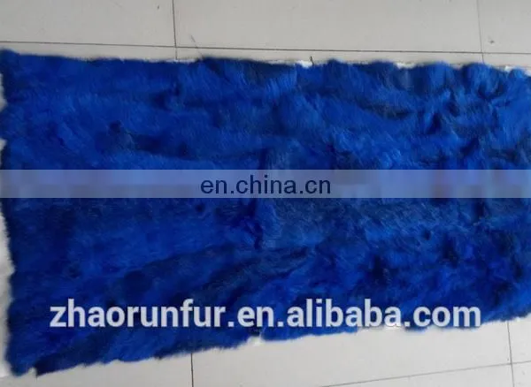 100% Real Natural Rabbit Fur Plate photo-6