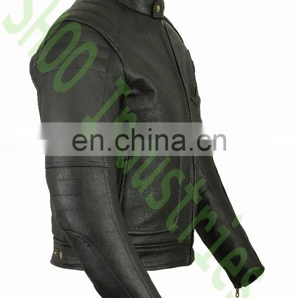 Leather Motorcycle Racing Jackets/ Motorbike Leather Jacket photo-4