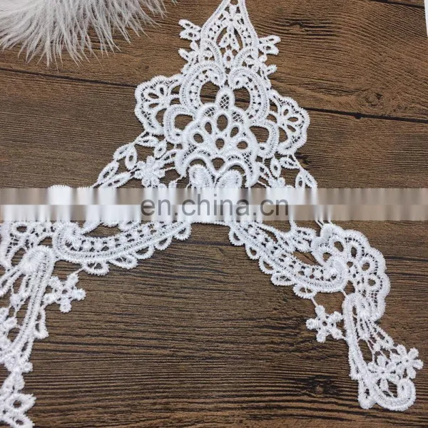 OLNA161 Romantic French Style Lace Shiny Poly Neck Lace photo-6