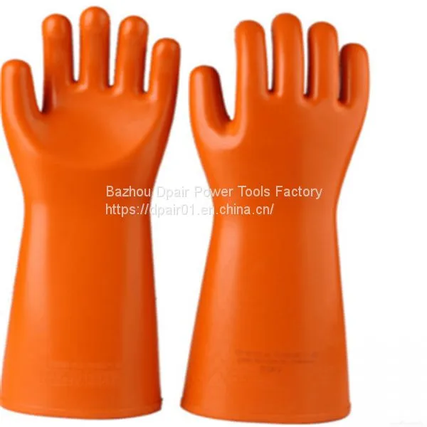 Insulation Rubber Hand Gloves Electrical Factory Direct Sale photo-3