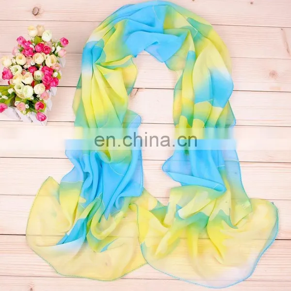 Custom Big Size Cheap Printing Cheap Chiffon Scarves photo-2