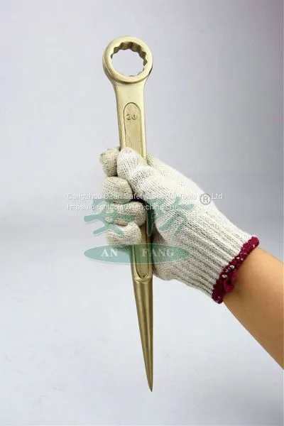 NON SPARKING construction spud ring box end wrench al-cu