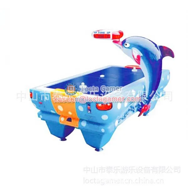 Zhongshan Locta Redemption Equipment, Funny Play, Dolphin Hockey 2P Game Machine, Coin Operated, Throwing Ball photo-3