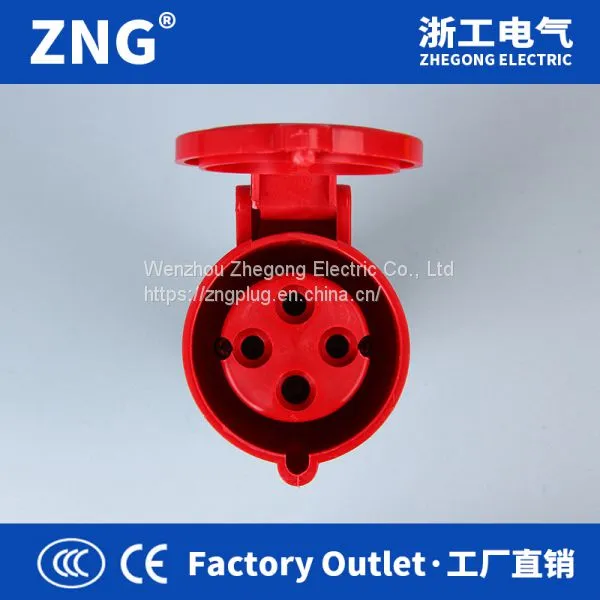Supplying Portable Industrial Socket 16A 3P+PE, 380V Mobile Industrial Socket 16A 4Pin photo-3