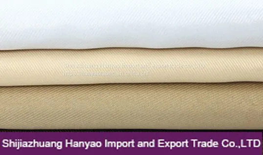 Twill Dyed Woven Fabric 100% Cotton 32x21 133x78 for Workwear Uniform