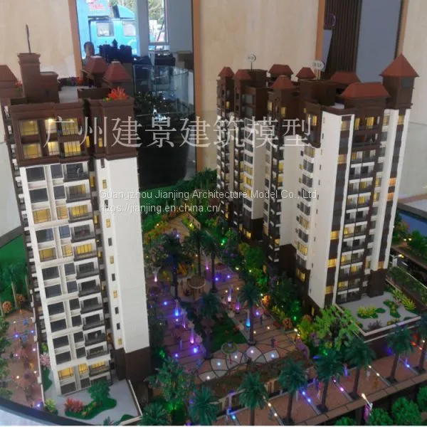 Scale Model Building / Handmade Building Model / Glass Building Models