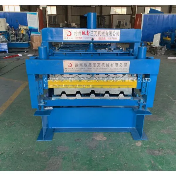 Double Layer Roof Trapezoid Profile Roll Forming Making Machine for Sale photo-2