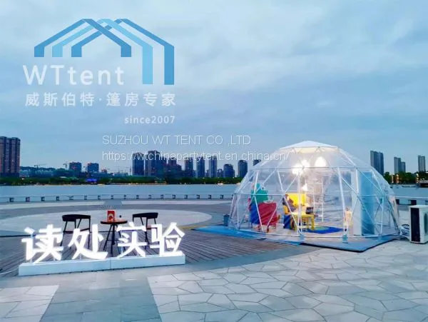Customized 3-55m Diameter Outdoor Geodesic Dome Tent Used for Exhibition,festival,wedding,party,event photo-5