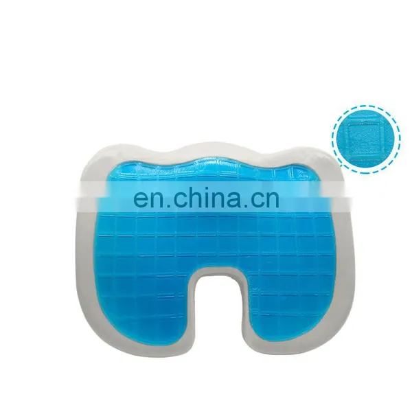 2019 High Quality Hemorrhoid Pillow Blood Circulation Silicone Cooling Coccyx Orthopedic Memory Foam Car Gel Seat Cushion photo-4