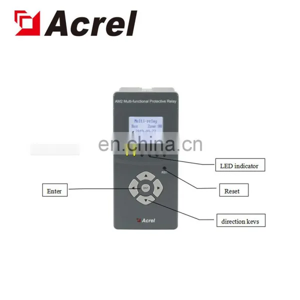 Acrel AM2-V Anti-pumping Circuit 10kV Distribution System Multi-relay photo-4