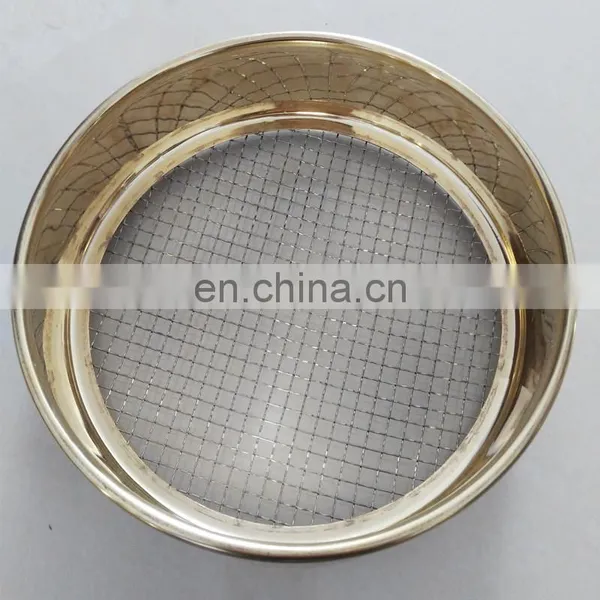 ASTM Standard Laboratory Copper/Brass Wire Mesh Screen Test Sieves With Lip, Pan, Brush photo-3