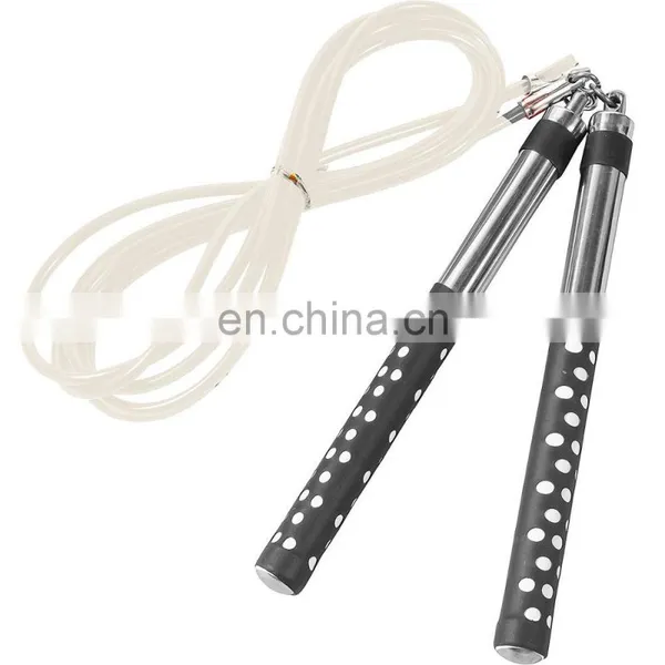 Adjustable Fitness Cable Rope Aluminum Handle Jump Ropes photo-4