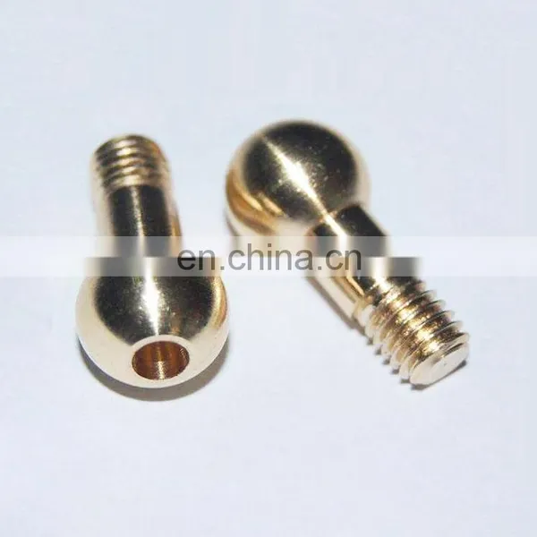 Zinc Plated Spherical Head Bolt Stud Threaded Ball Joint Rod Bolt photo-2