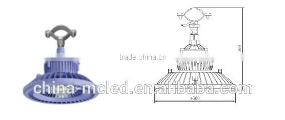 MF03-70W Aluminum Low Price Products Bridgelux LED Explosion Proof Light ATEX photo-4