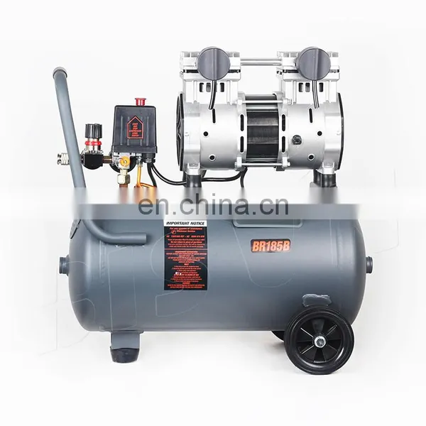 Bison Electric Silent Portable Oil Free Air Compressor 1.1Kw 230V Oil Free Reciprocating Piston Air Compressor photo-3