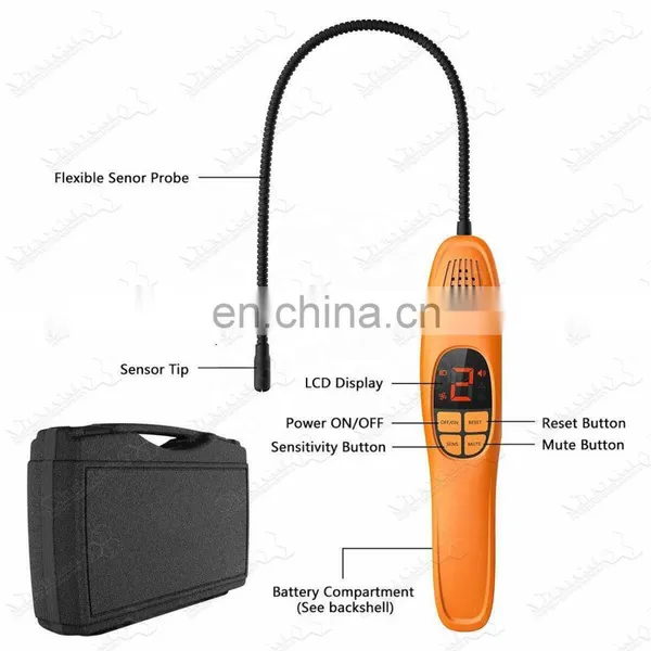LD 100 Halogen Gas Freon CFCs HCFCs HFCS HFO Refrigerant Gas Leak Detector LD-100 photo-4