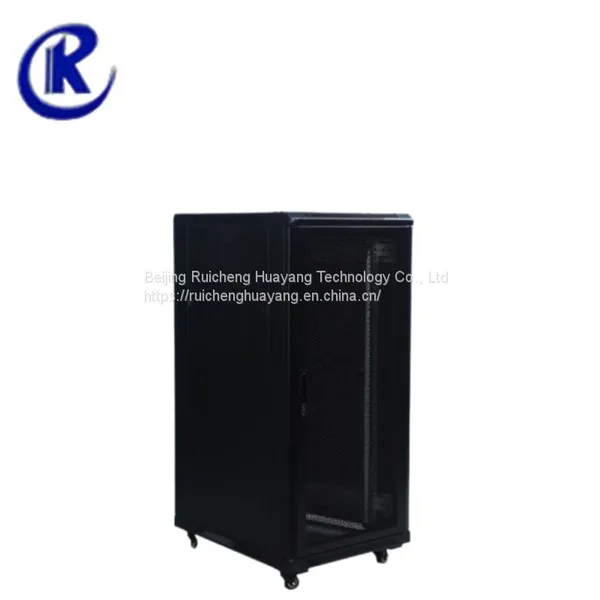 Network Cabinet 1m Standard 19-inch 18U Thickened Server Weak Current Monitoring UPS Exchange Cabinet Tempered Glass Door Cabinet
