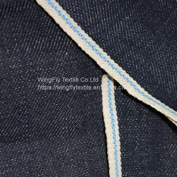 12.3oz Cheap Selvedge Jeans Wholesale Men Jacket Denim Fabric 100% Cotton W284923 photo-2