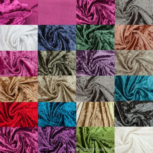 Spot Supply of Various Specifications of Knitted Polyester Spandex Velvet Fabric