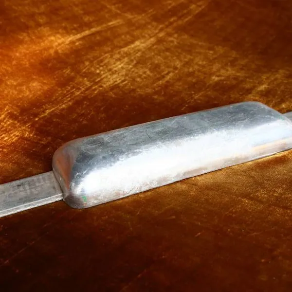 cathodic protection anode zinc block, welded zinc anode for marine engineering