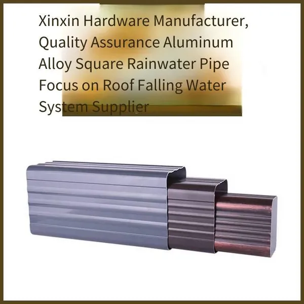 Aluminum Alloy Rainwater Pipes for High-rise Buildings, Service Life of Downpipes, Colored Aluminum Guttering System photo-3