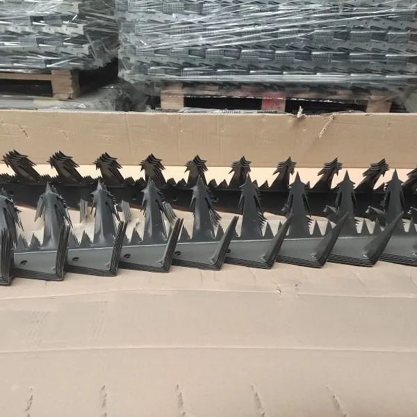 Galvanized Point Anti-Climb Wall Spikes With PVC Coated for Fence Security Property Spike photo-2