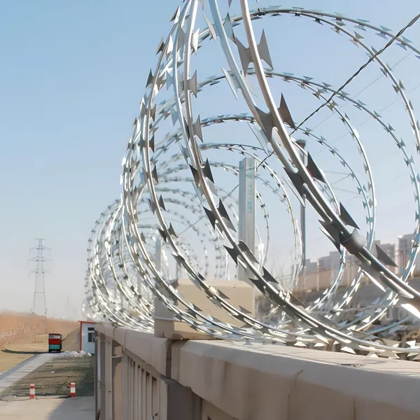 Hot Selling Galvanized Multiple Types Razor Barbed Wire photo-5