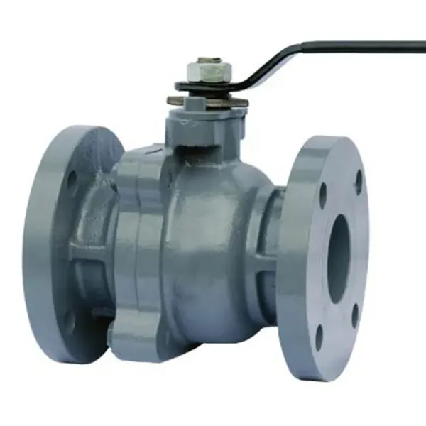 JIS 10K DIN PN16 Ball Valve FC200 Body CF8 Ball Flange Ball Valve for Water Gas Pipe