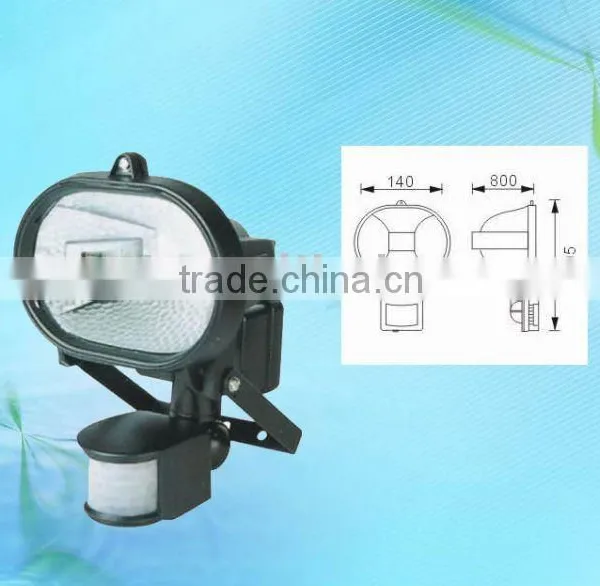 High-quality PIR Halogen Sensor Lamp 150w