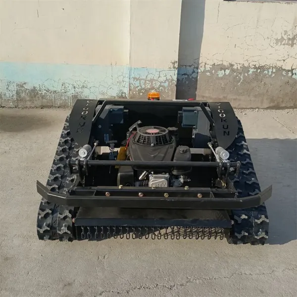 Industrial Grade Gasoline Engine Cordless Small Size Electric Traction Travel Motor Remote Control Crawler Mower