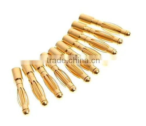 2mm 4 mm 8mm Gold Plated Banana Plug Connector photo-2