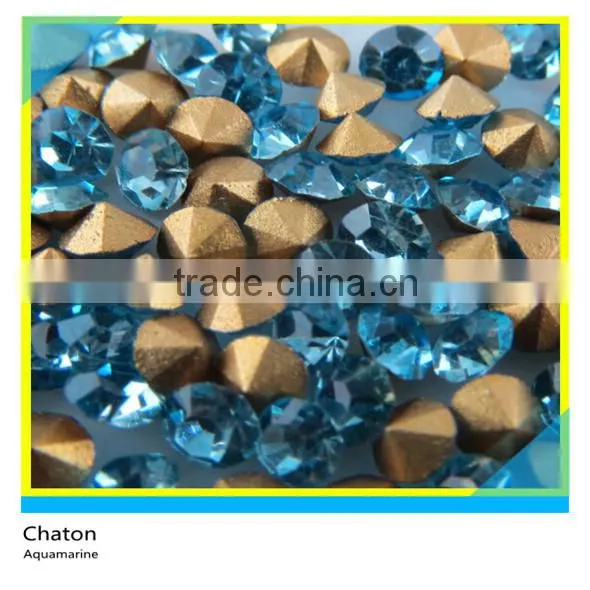 Hotfix Pointback Rhinestone Chrysolite Ss12 24pp 1 Gross 144 Pcs photo-4